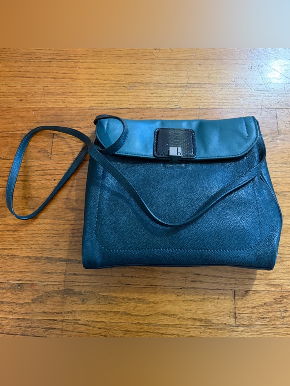 Botkier Teal / Green Leather Crossbody Bag